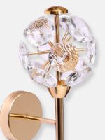Small Round Crystal Pieces LED Wall Light - Image 6