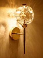 Small Round Crystal Pieces LED Wall Light - Image 9