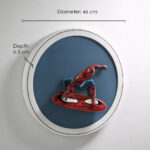 Proudome Spiderman LED Ceiling Light for Kids Bedroom, Superhero Decorative Lamp for Children Nursery & Playroom - Image 7