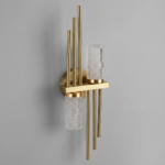 Proudome Modern Up & Down LED Wall Light with Acrylic Diffuser & Gold Finish - Image 4