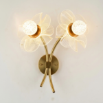Proudome Acrylic Flower LED Wall Light | 3 Color Mode Decorative Floral Wall Lamp