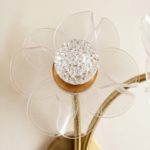 Proudome Acrylic Flower LED Wall Light | 3 Color Mode Decorative Floral Wall Lamp - Image 6
