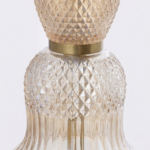Proudome Amber Glass LED Pendant Light for Dining Room & Kitchen Island | Modern Decorative Hanging Lamp - Image 4