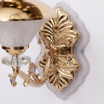 Proudome 3 Color Mode LED Wall Light with Acrylic Diffuser & Gold Finish - Image 6