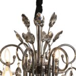 Metallic Black Chandelier With Crystals - Image 7