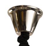 Metallic Black Chandelier With Crystals - Image 8