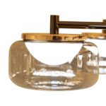 Inbuilt 3 in 1 LED Smokey Glass Chandelier - Image 7