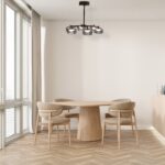 Inbuilt 3 in 1 LED Smokey Glass Chandelier - Image 8