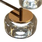 Inbuilt 3 in 1 LED Smokey Glass Chandelier - Image 9