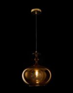 Smokey Glass Hanging Lamp (Bulb Not Included) - Image 4