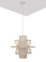 Decorative Wooden Pendant Lamp (Bulb Not Included) - Image 2