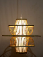 Decorative Wooden Pendant Lamp (Bulb Not Included) - Image 3