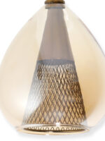 Amber Glass LED Hanging Lamp - Image 5