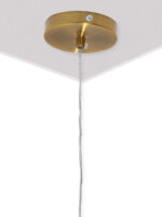 Amber Glass LED Hanging Lamp - Image 6