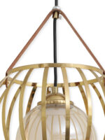 Amber Glass Hanging Light (Bulb Not Included) - Image 5