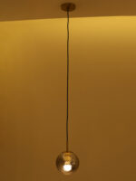 Smokey Glass Pendant Light (Bulb Not Included)