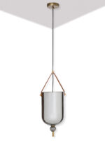 Smokey Glass Pendant Light (Bulb Not Included)