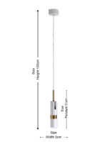 LED Cylinder Hanging Light - Image 9