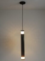 Black Finish LED Cylinder Pendant Light