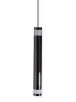 Black Finish LED Cylinder Pendant Light - Image 6
