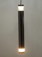 Black Finish LED Cylinder Pendant Light - Image 3