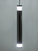 Black Finish LED Cylinder Pendant Light - Image 5