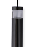 Black Finish LED Cylinder Pendant Light - Image 8