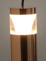 Rose Gold LED Cylinder Pendant Light - Image 10