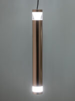 Rose Gold LED Cylinder Pendant Light - Image 6