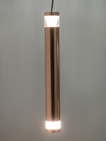 Rose Gold LED Cylinder Pendant Light - Image 7