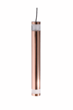 Rose Gold LED Cylinder Pendant Light - Image 9