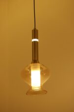 Amber Glass Hanging Light - Image 3