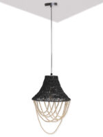 Black Thread and Beads Ceiling Light (Bulb Not Included) - Image 2