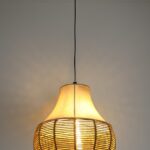 Thread and Fabric Hanging Lamp (Bulb Not Included)