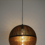 Decorative Black Pendant Light (Bulb Not Included)