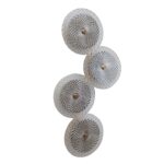 Decorative Smokey Glass Wall Sconce - Image 8