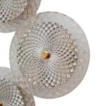 Decorative Smokey Glass Wall Sconce - Image 9