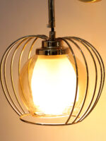 Amber Glass Hanging Wall Light (Bulb Not Included) - Image 4