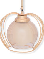 Amber Glass Hanging Wall Light (Bulb Not Included) - Image 5