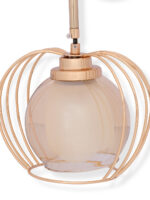 Amber Glass Hanging Wall Light (Bulb Not Included) - Image 6