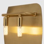 Smokey Glass Wall Light (G9 Bulb Included) - Image 10