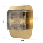 Smokey Glass Wall Light (G9 Bulb Included) - Image 12