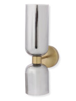 Smokey Glass Up Down Wall Light (Bulb Not Included) - Image 4