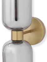 Smokey Glass Up Down Wall Light (Bulb Not Included) - Image 6