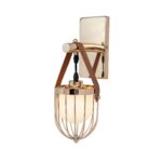 White Glass Wall Light (Bulb Not Included) - Image 3