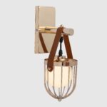 White Glass Wall Light (Bulb Not Included) - Image 6