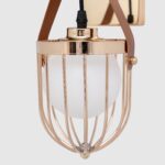 White Glass Wall Light (Bulb Not Included) - Image 9