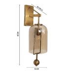 Decorative Amber Glass Wall Light (Bulb Not Included) - Image 11