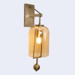 Decorative Amber Glass Wall Light (Bulb Not Included) - Image 6
