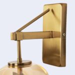 Decorative Amber Glass Wall Light (Bulb Not Included) - Image 8